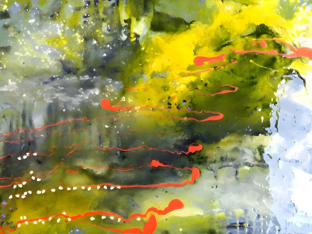 Vibrant Abstract Paint Flow by Anda Bieza — canvas wall art