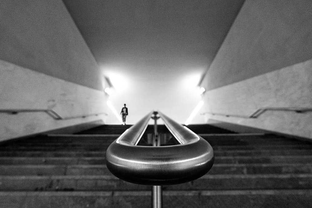 Stairway to Light by Carlos Costa — canvas wall art