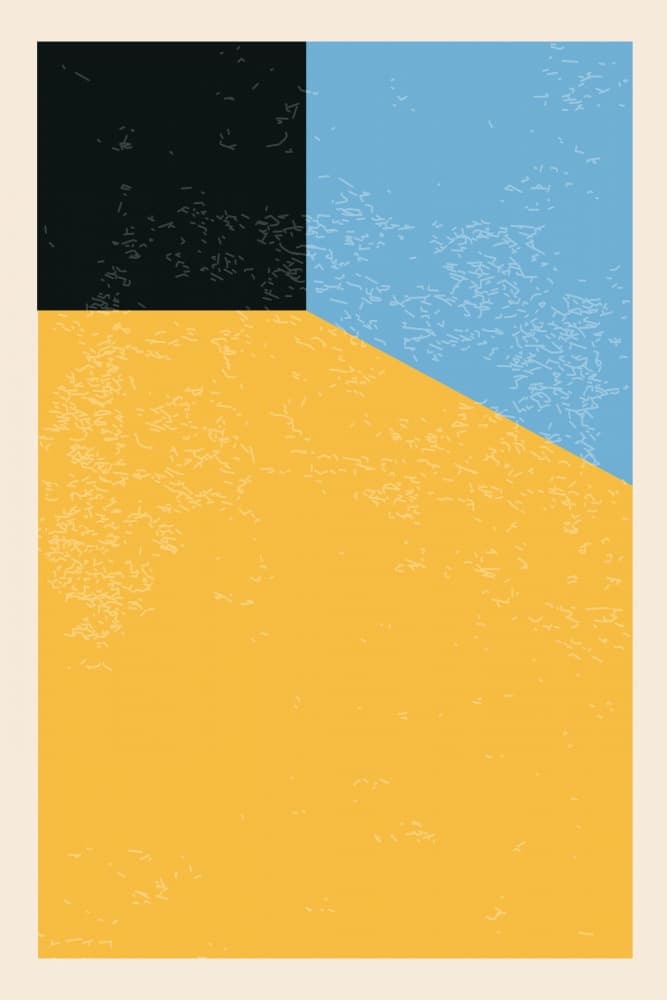 Distressed Color Blocks by jay stanley — canvas wall art