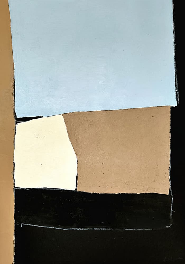 Geometric Color Blocks by Andrea Reichhart — canvas wall art