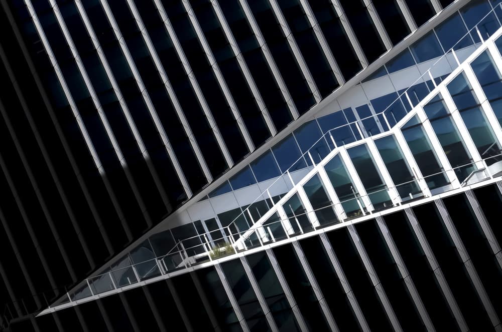 Abstract Building Geometry by Anita Martin AnnaPileaFotografie — canvas wall art