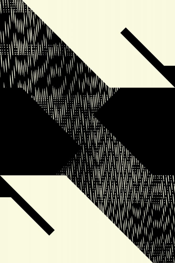 Bold Graphic Abstraction by Petr Strnad — canvas wall art