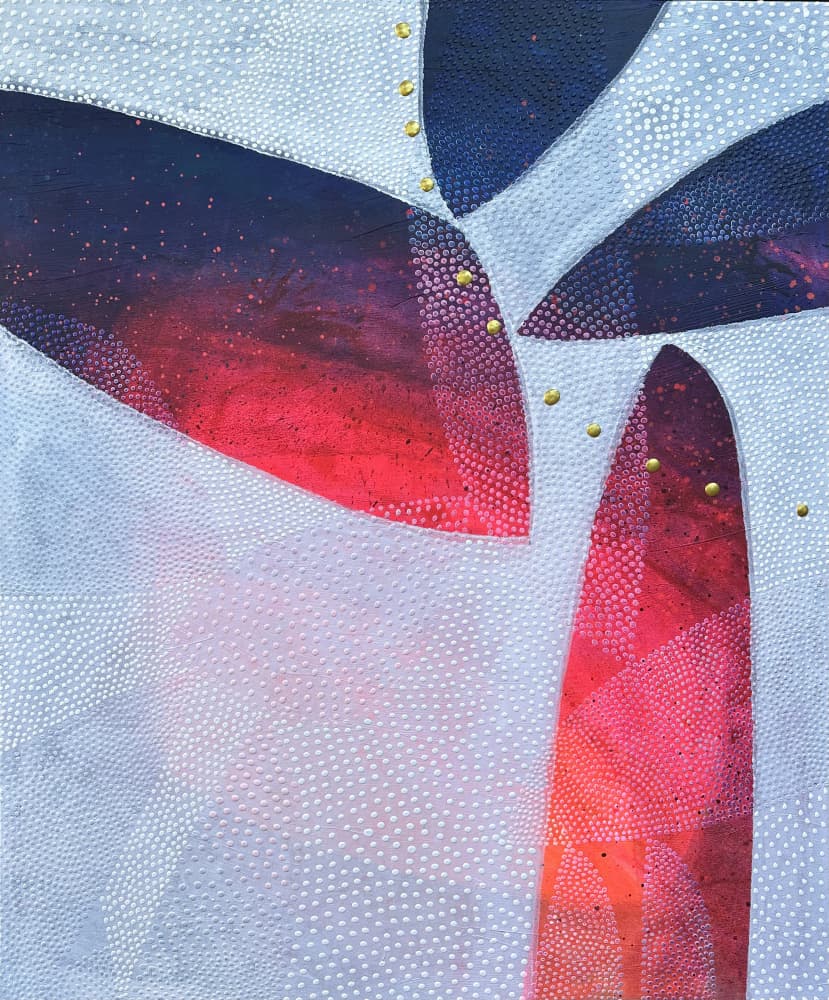 Vibrant Cosmic Flora by SAN STARLING — canvas wall art