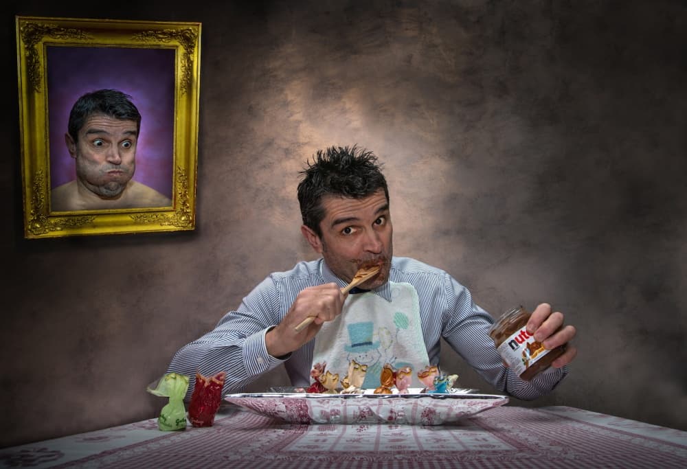 Hungry Man's Feast by Giorgio Toniolo — canvas wall art