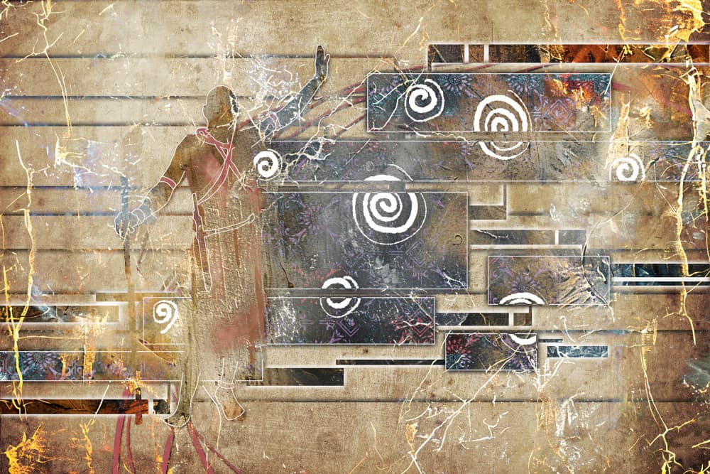 Tribal Spirit Dance by Rafal Kulik — canvas wall art