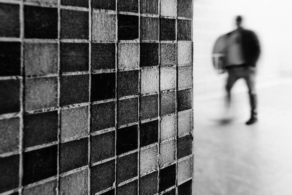 Blurred Man Urban Wall by Paulo Abrantes — canvas wall art