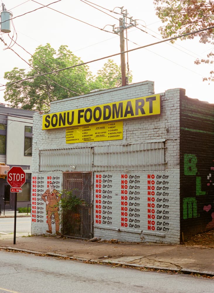 Urban Foodmart Mural by Bethany Young — canvas wall art