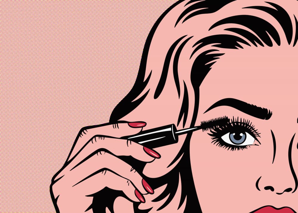 Pop Art Mascara Moment by Andreas Magnusson — canvas wall art