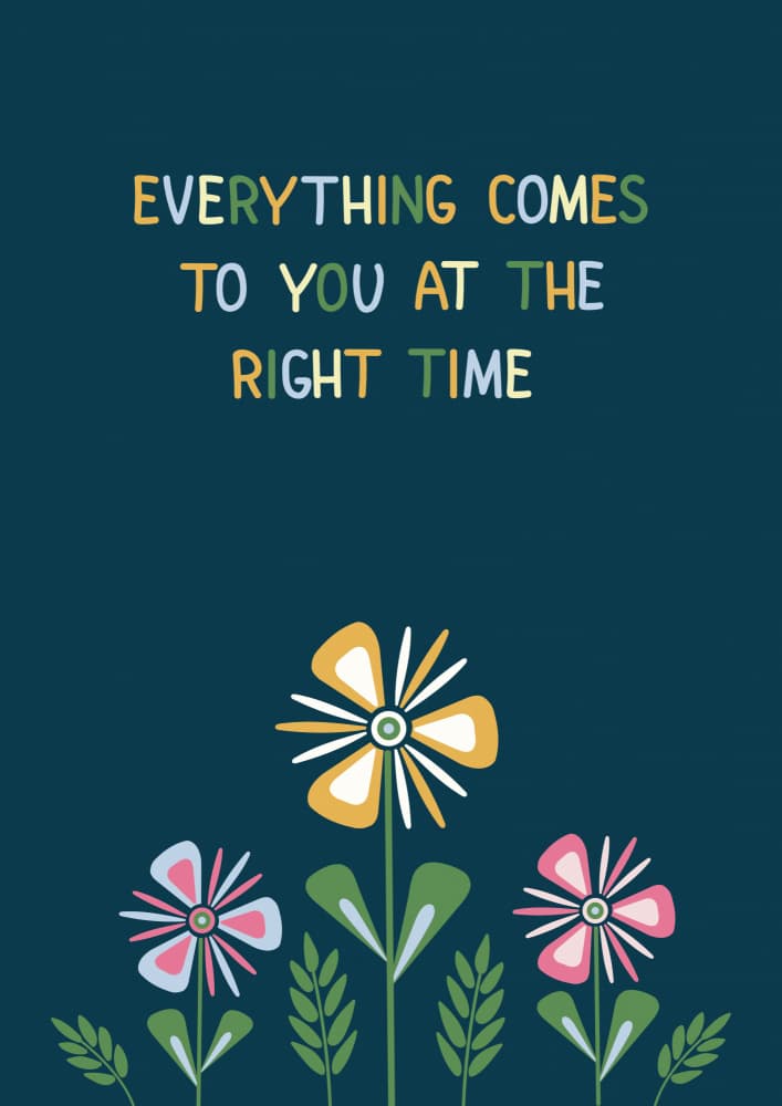 What a Wonderful World - Affirmation Poster 08 by Olena Kovalova — canvas wall art