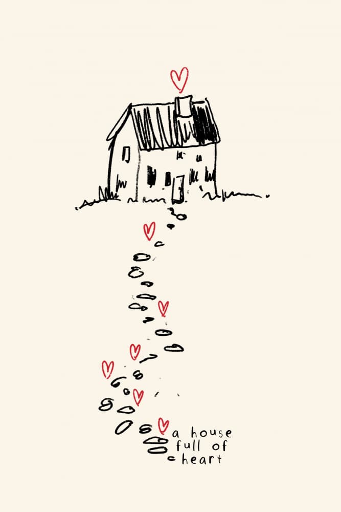 A House Full Of Heart by Treechild — canvas wall art