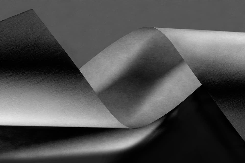 Elegant Paper Curves by Jutta Kerber — canvas wall art