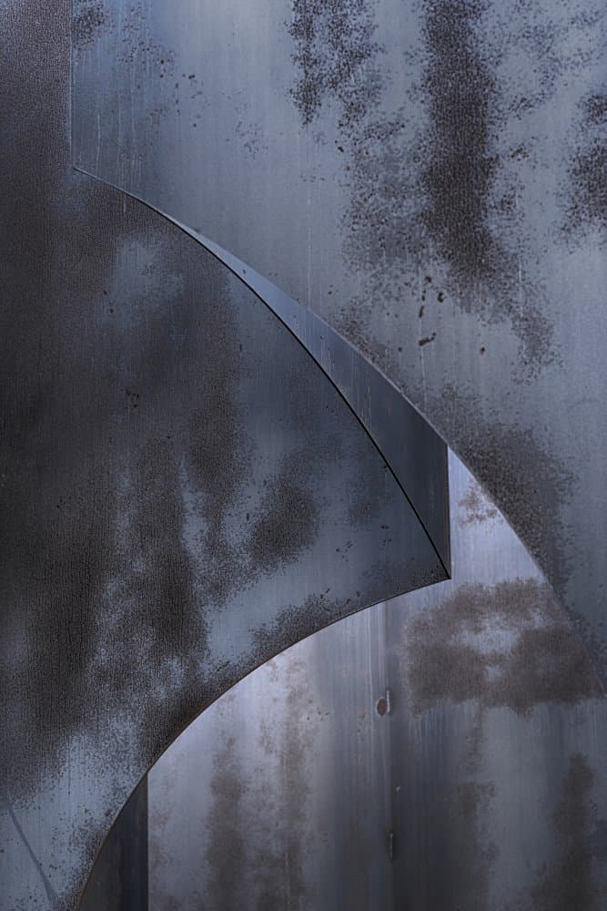 Abstract Metal Curves by Greetje van Son — canvas wall art