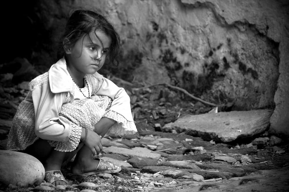 Pensive Young Girl by Eyal Alcalay — canvas wall art