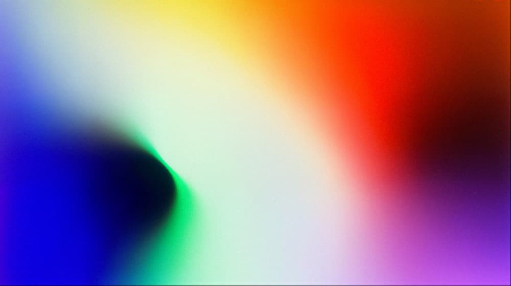 Colorful Light Swirl by Minorstep — canvas wall art