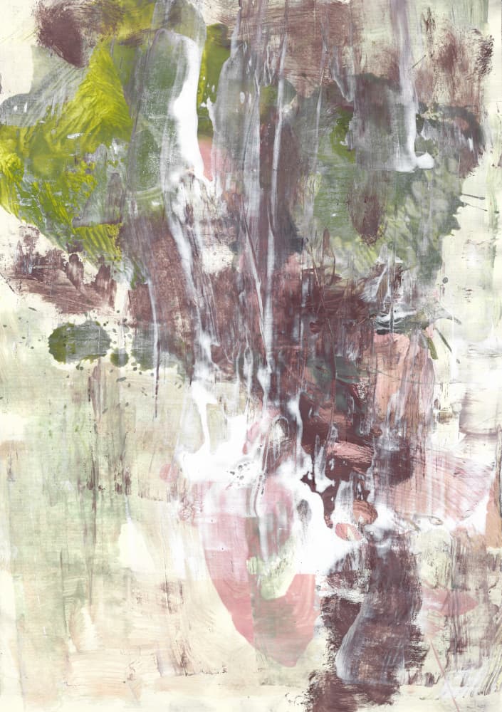 Fluid Earthy Abstract by Annick — canvas wall art