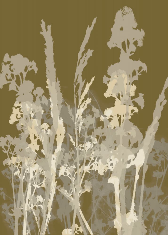 Muted Wild Grasses by Dina Dankers — canvas wall art