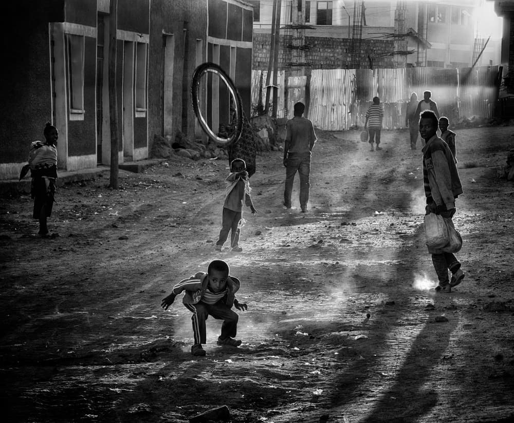 African Street Play by Giovanni Cavalli — canvas wall art