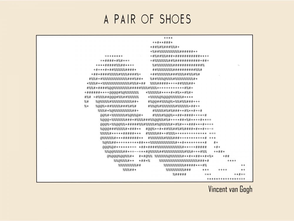 Monochrome Pixel Shoes by Doa Project — canvas wall art
