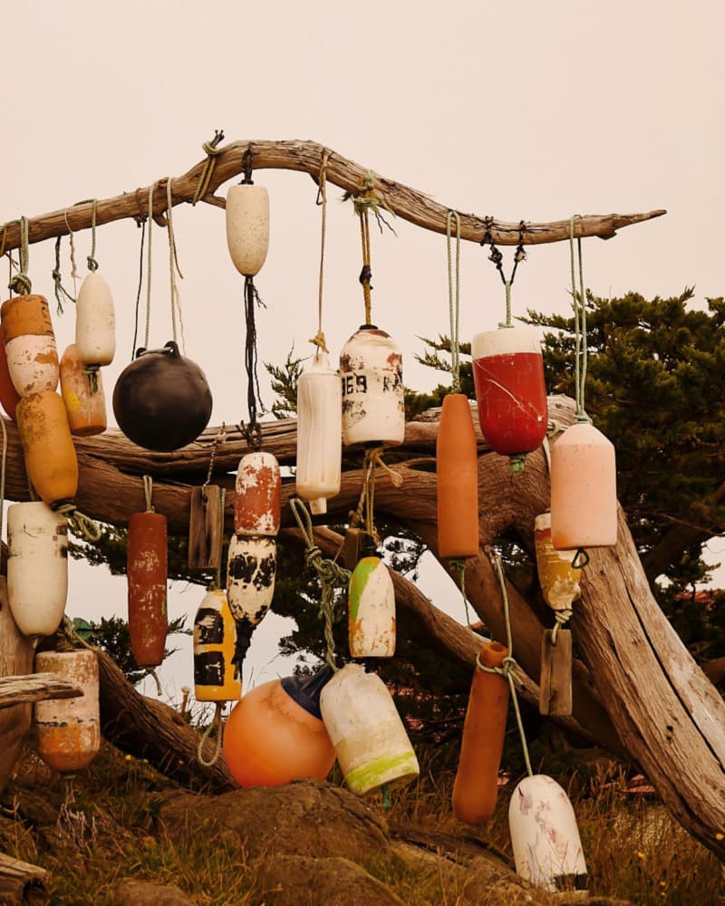 Rustic Fishing Buoys by Del Mundo Imagery — canvas wall art