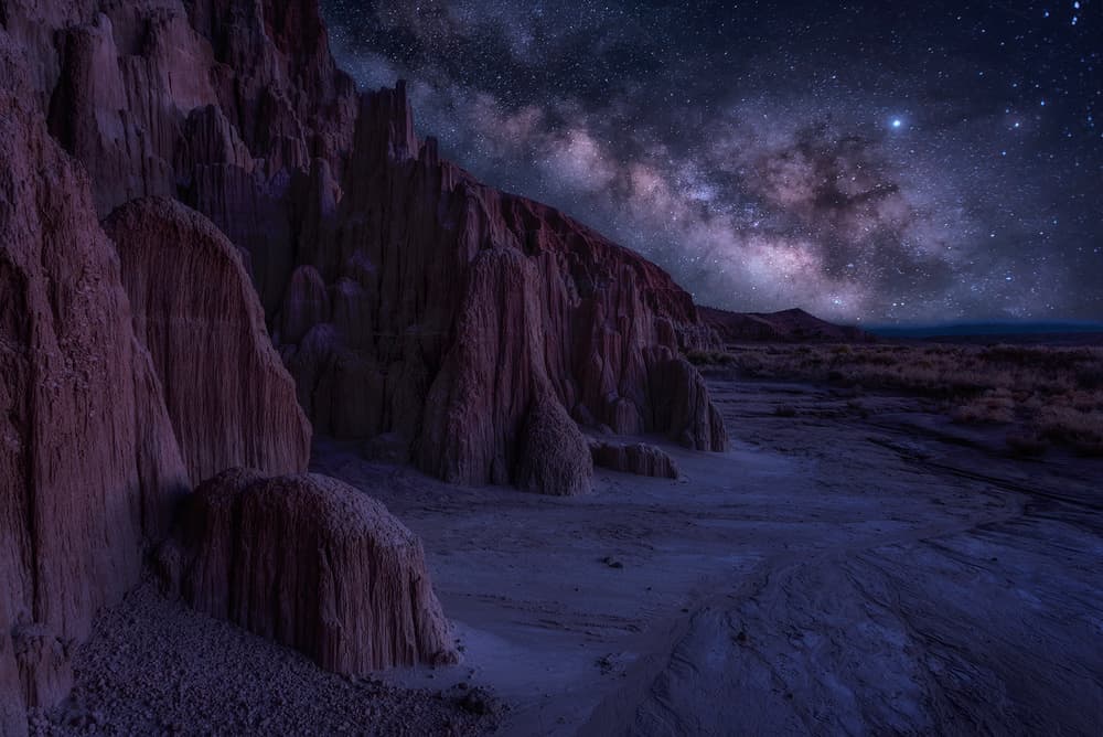 Milky Way Desert Night by Mei Xu — canvas wall art