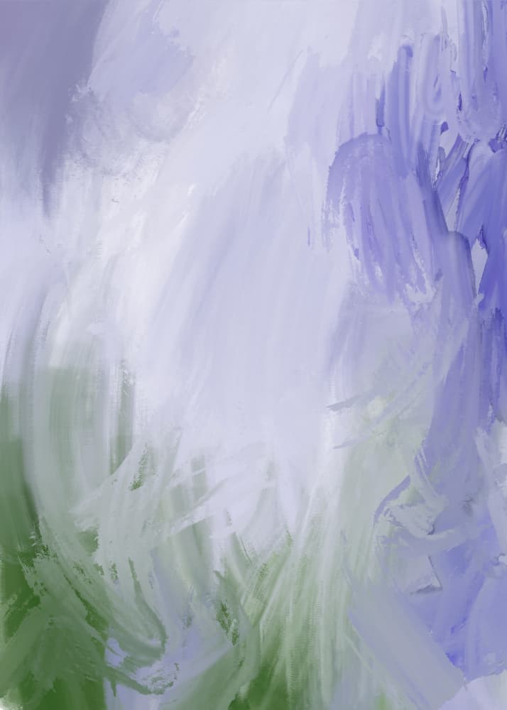 Lavender Green Whispers by RS LAB STUDIO — canvas wall art