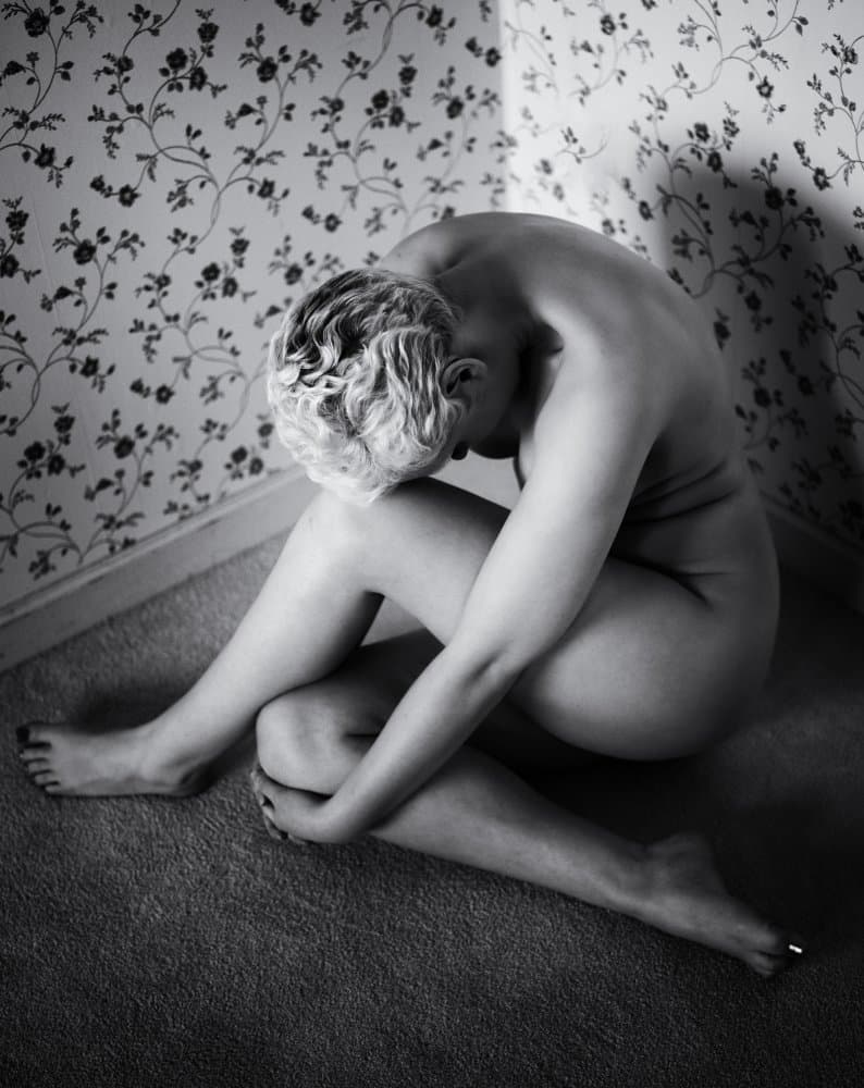 Quiet Nude Solitude by James Yang — canvas wall art