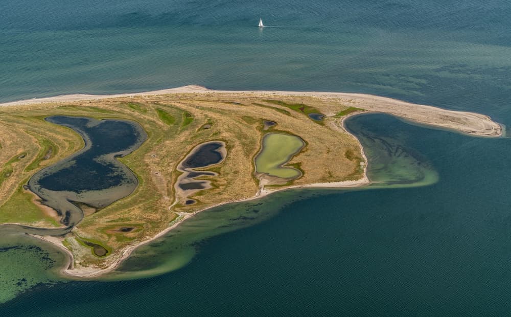 Aerial Island Forms by Holger Schmidtke — canvas wall art