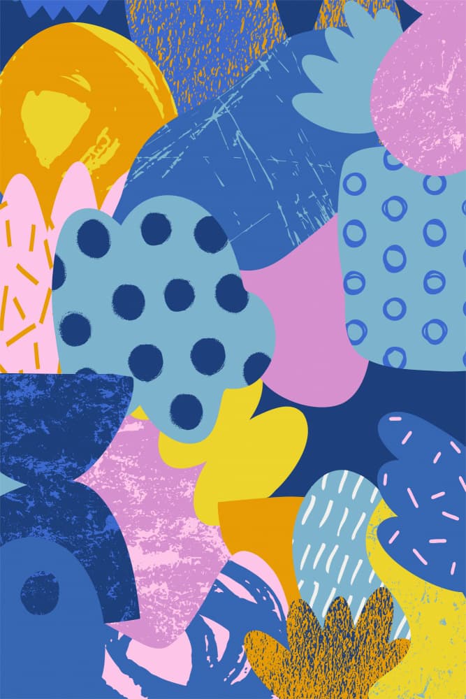 Shapeparadeno06 by Treechild — canvas wall art