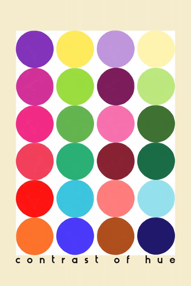 Vibrant Color Circles by Rosana Laiz Blursbyai — canvas wall art