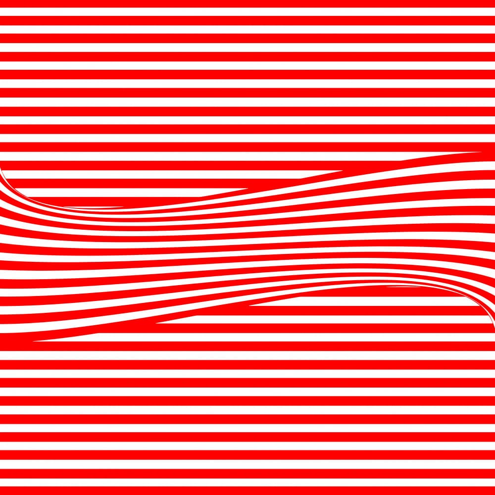 Optical Stripe Illusion by Carlos Perez Del Moro — canvas wall art