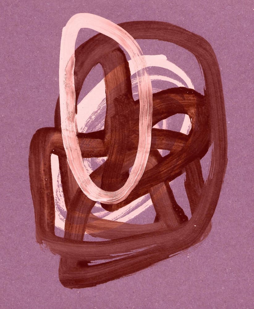 Abstract Organic Loops by Santhosh ch — canvas wall art