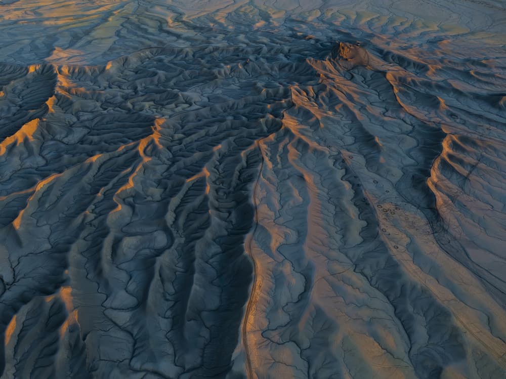 Desert Ridge Patterns by Judy Tseng — canvas wall art