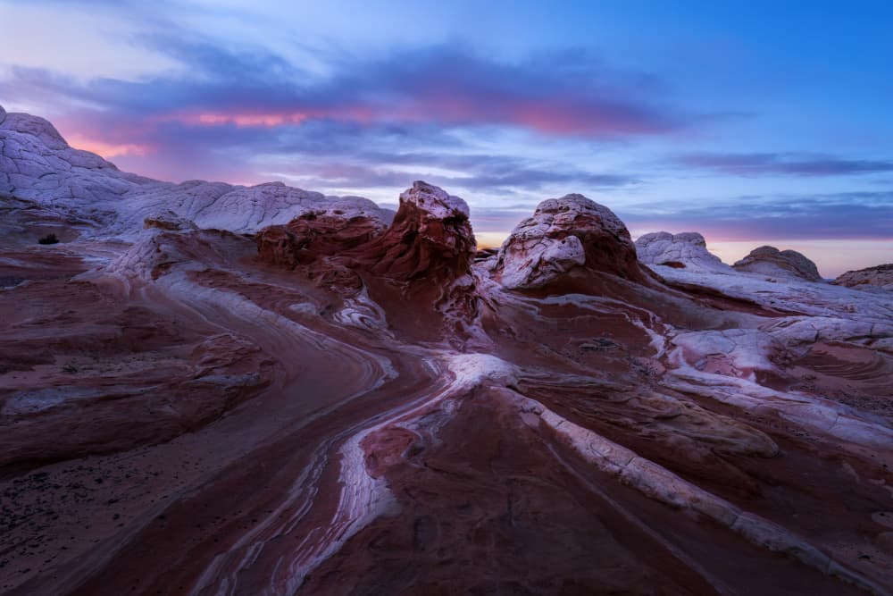 Desert Rock Twilight by Hanping Xiao — canvas wall art