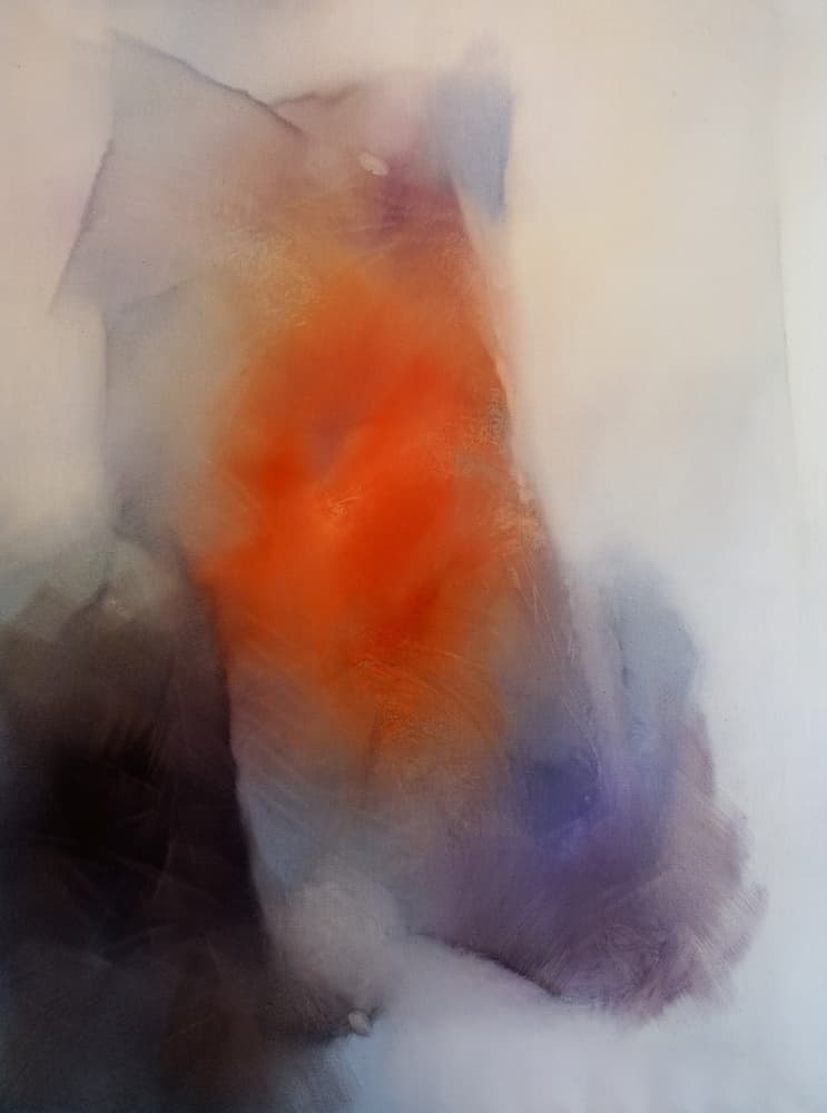 Soft Abstract Flow by Frederic Belaubre — canvas wall art