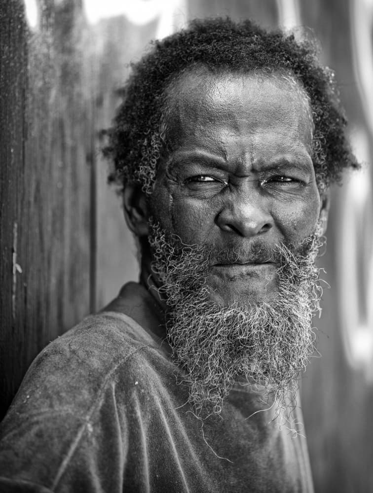 Intense Bearded Man by Goran Jovic — canvas wall art