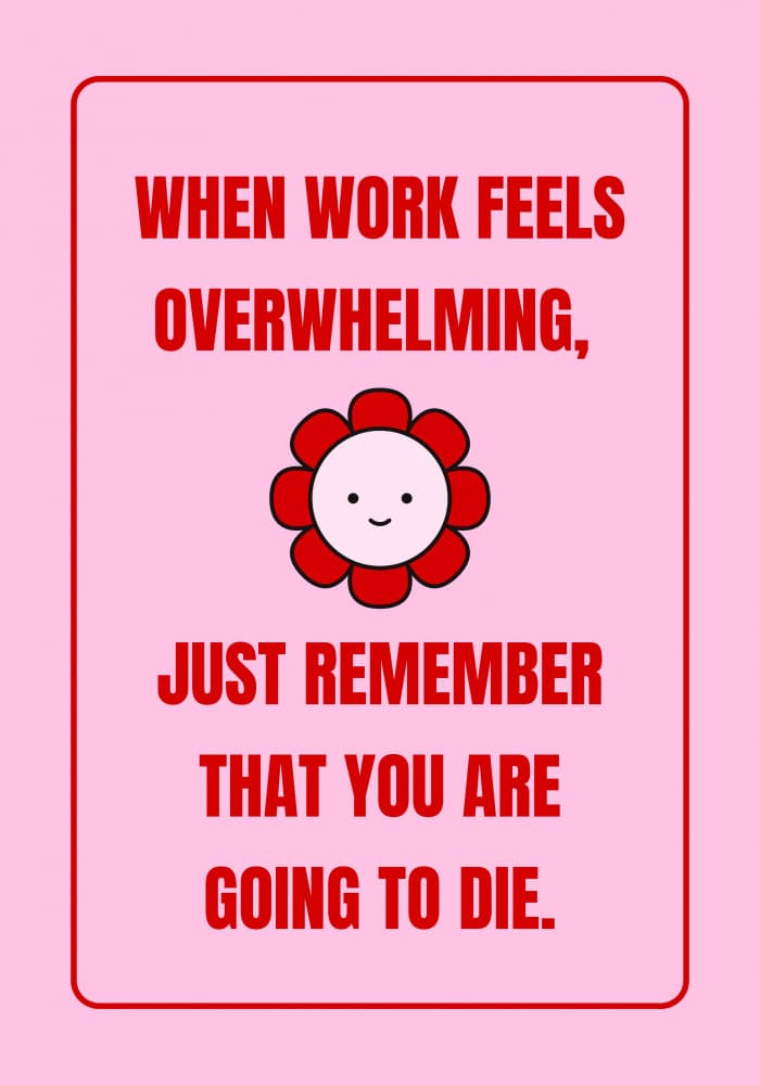Existential Work Humor by Athene Fritsch — canvas wall art