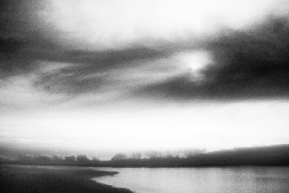 Dramatic Sky Over Water by Codrin Lupei — canvas wall art