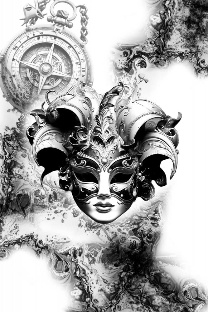 Venetian Mystery Compass by Rafal Kulik — canvas wall art