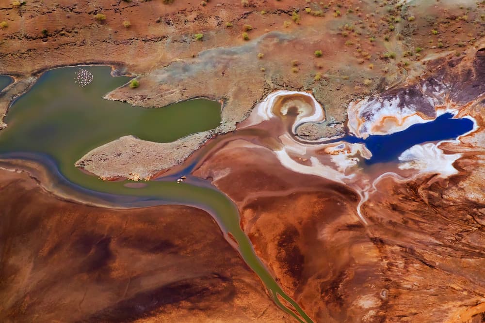 Vibrant Aerial Landscape by Phillip Chang — canvas wall art