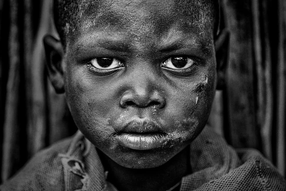 Intense Young Gaze by Joxe Inazio Kuesta Garmendia — canvas wall art