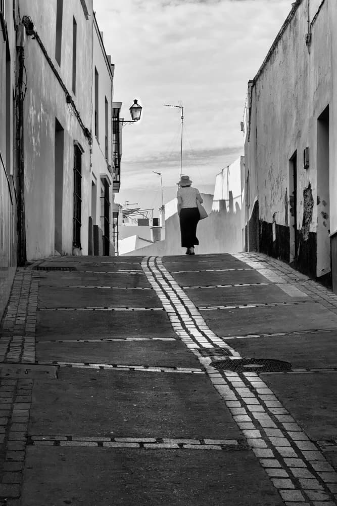 Old Town Ascent by Michel Groleau — canvas wall art
