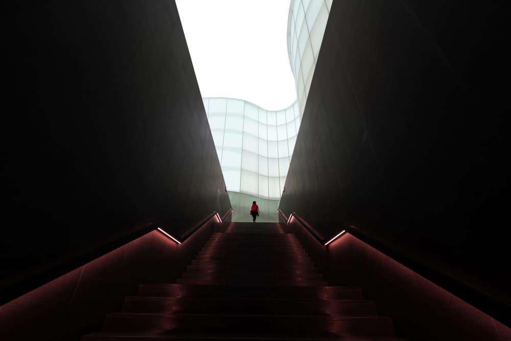 Modern Architectural Ascent by Jorge Pimenta — canvas wall art
