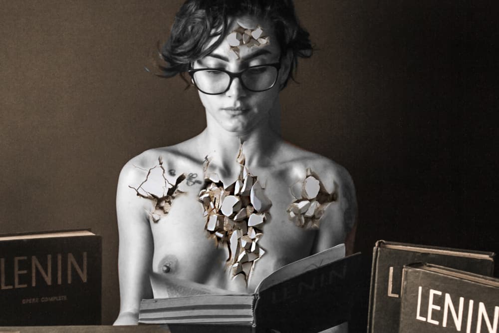 Shattered Mind Reading by Bogdan Bouşcă — canvas wall art