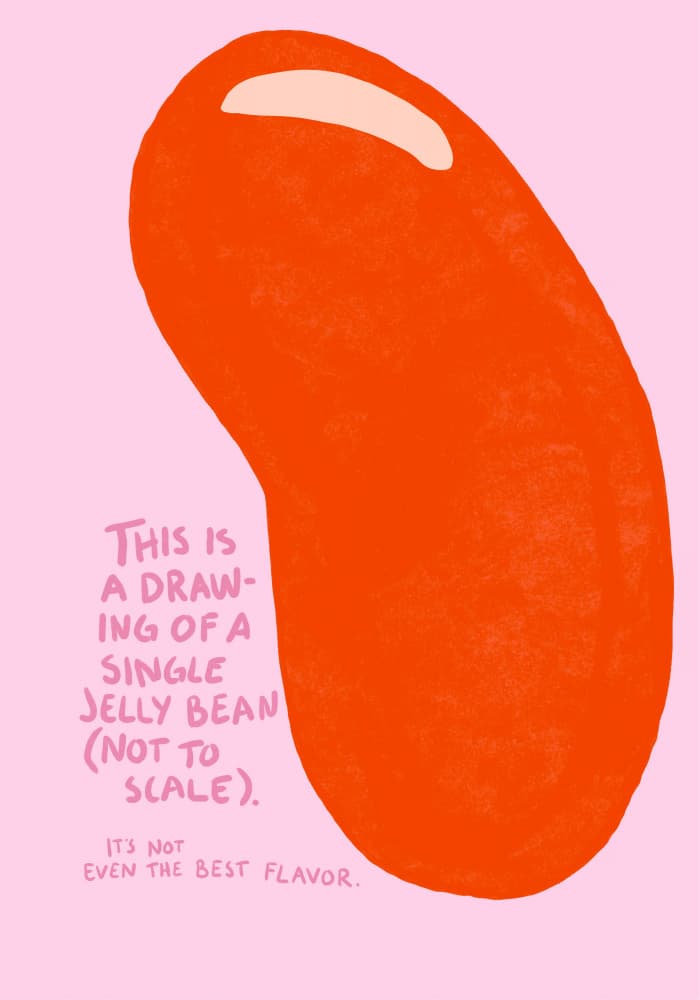 The Jelly Bean by Athene Fritsch — canvas wall art