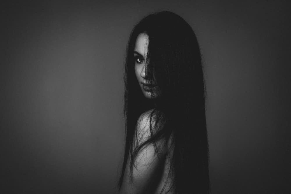 Dark Haired Mystery by Andrey Snegirev — canvas wall art