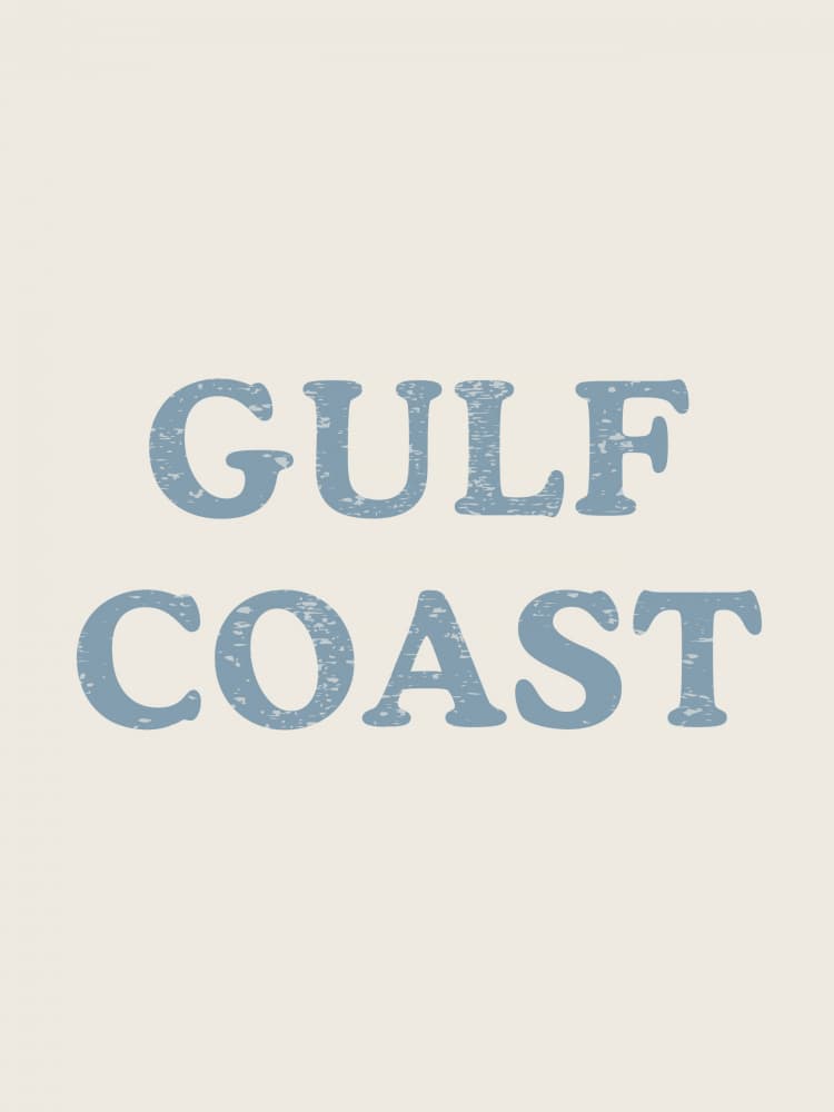 Vintage Gulf Coast by Jolly and Dash — canvas wall art