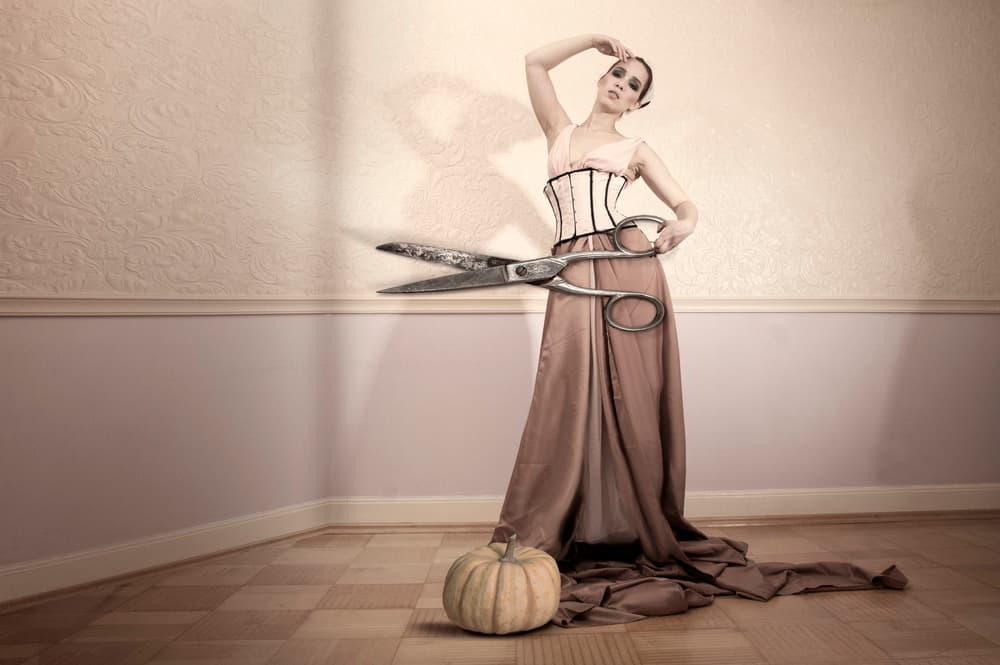 Fashion Transformation Scene by Christine von Diepenbroek — canvas wall art