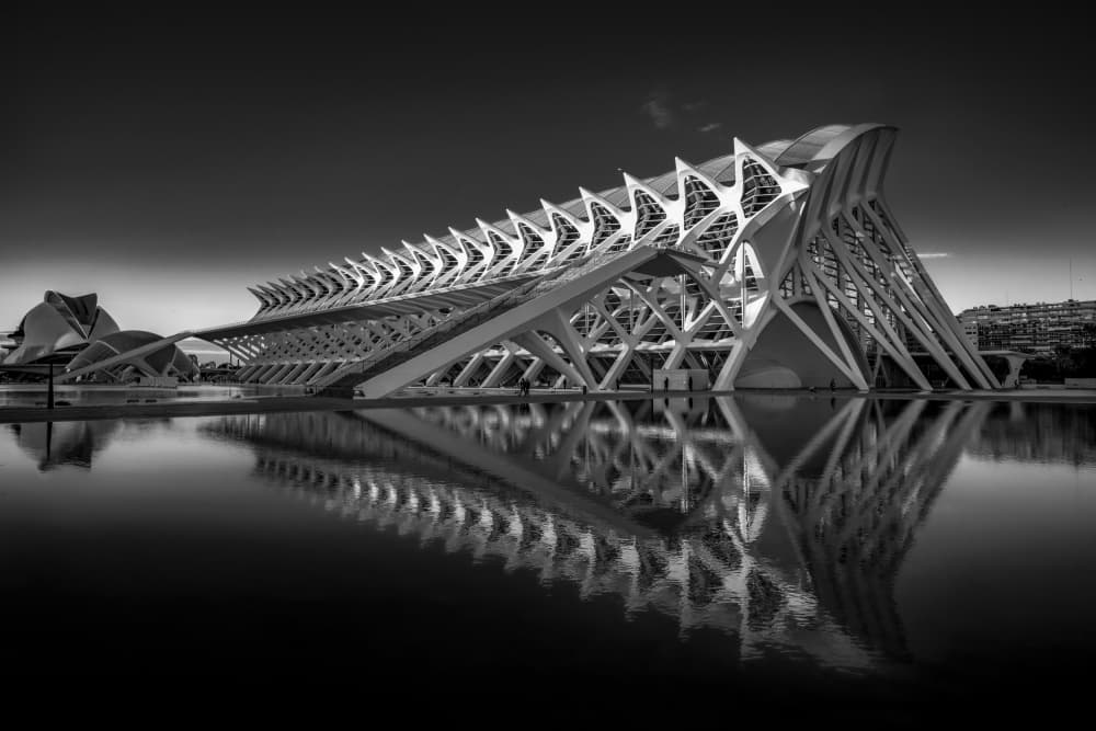 Modern Architectural Reflection by Raymond Ren Rong Liu — canvas wall art