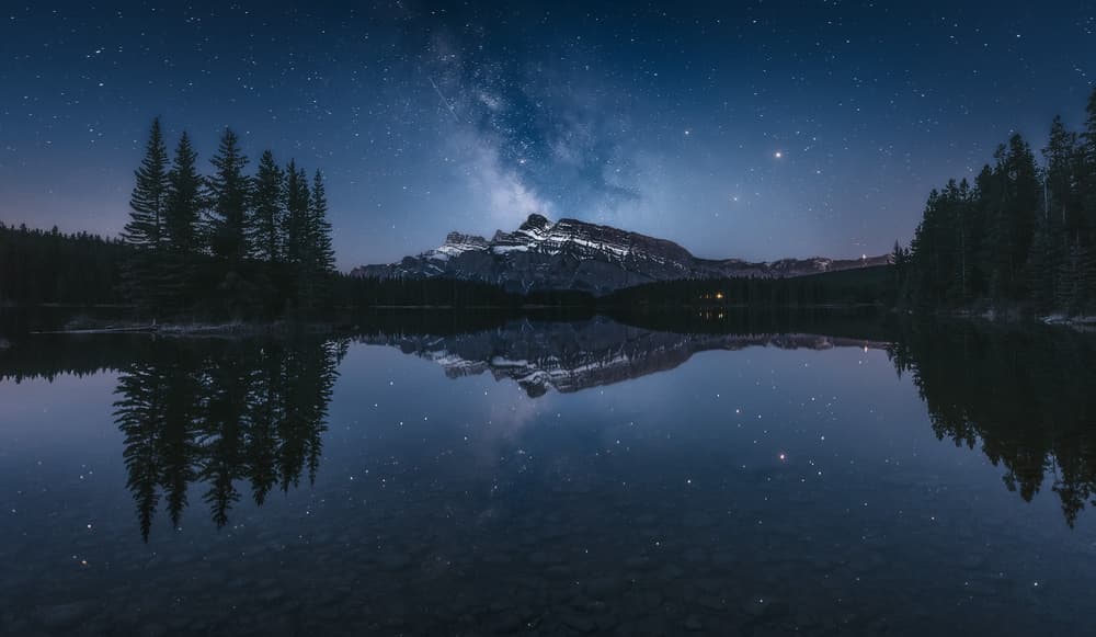 Milky Way Reflections by Javier de la Torre — canvas wall art