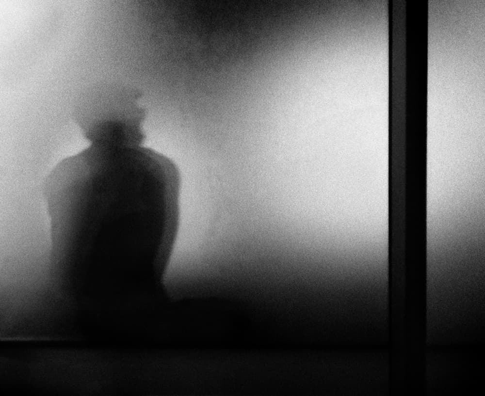 Contemplative Dark Silhouette by Paulo Medeiros — canvas wall art